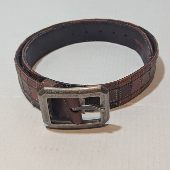 Robert Graham Appaloosa Patchwork Leather Belt 38/95 Sz 38 NWT - Picture 1 of 7